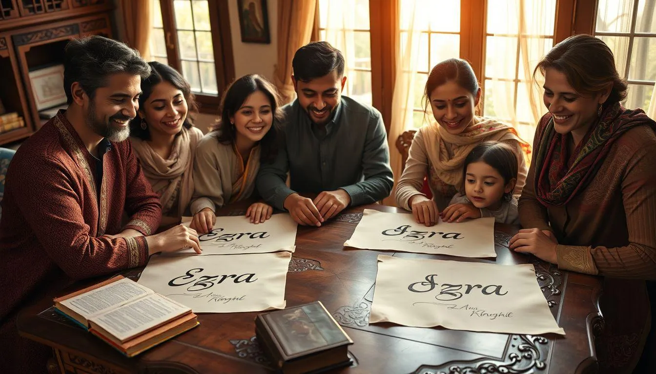 Variasi dan Adaptasi Nama Ezra (c) Ilustrasi AI