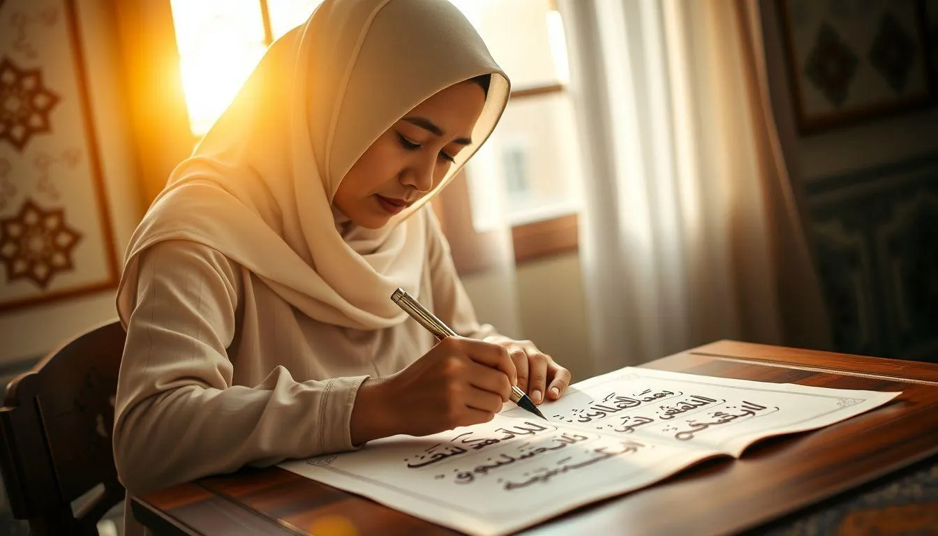 Rangkaian Nama Depan dengan Hafizah (c) Ilustrasi AI