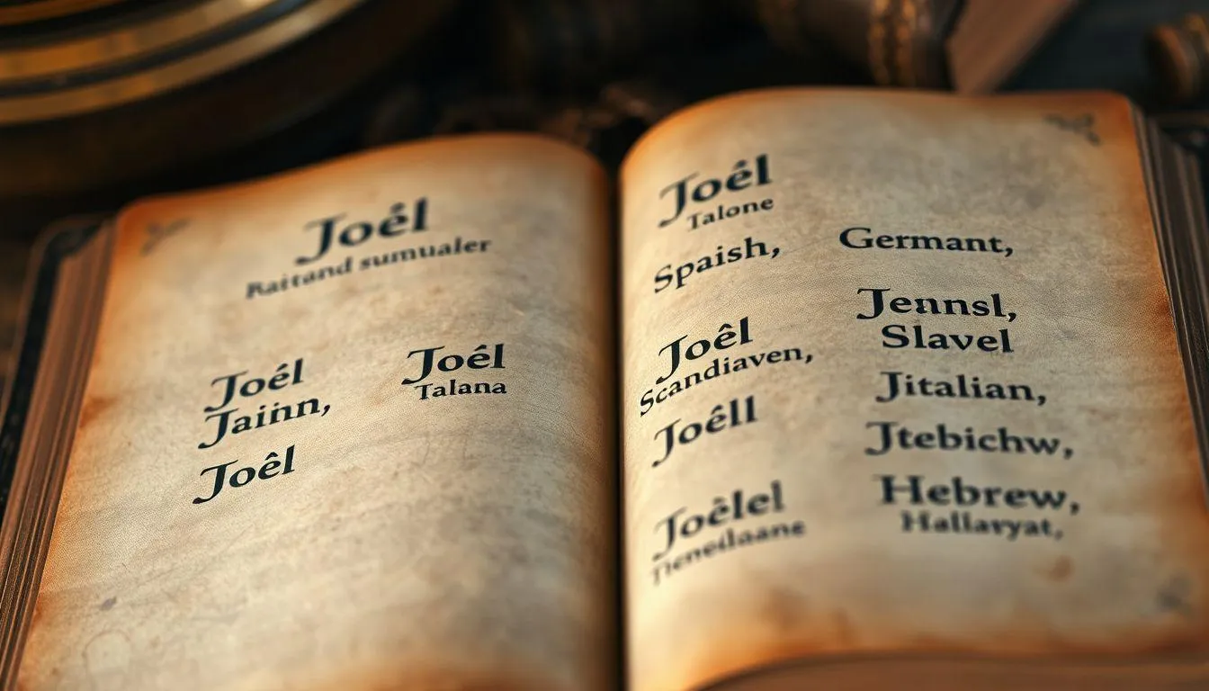 Variasi dan Bentuk Nama Joel (c) Ilustrasi AI