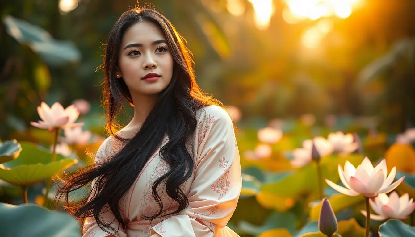 Rangkaian Nama Larasati yang Indah (c) Ilustrasi AI