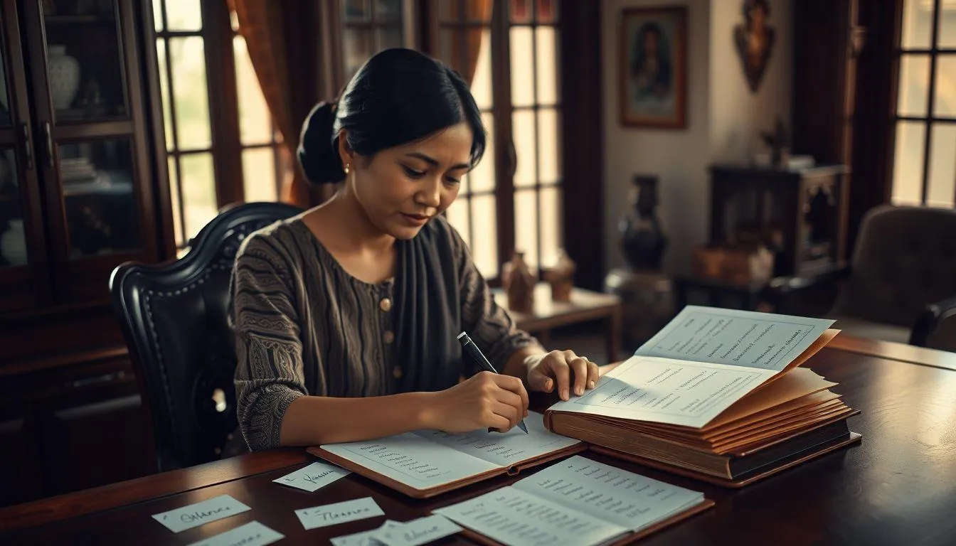 Kombinasi dan Rangkaian Nama Lituhayu (c) Ilustrasi AI