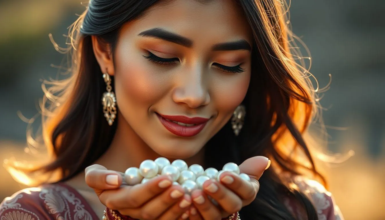 Rangkaian Nama dengan Mutiara sebagai Nama Depan (c) Ilustrasi AI