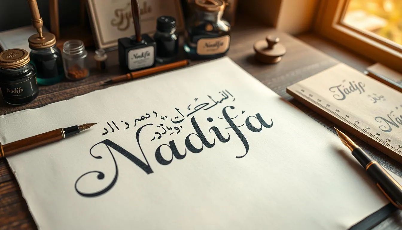 Variasi dan Ejaan Nama Nadifa (c) Ilustrasi AI