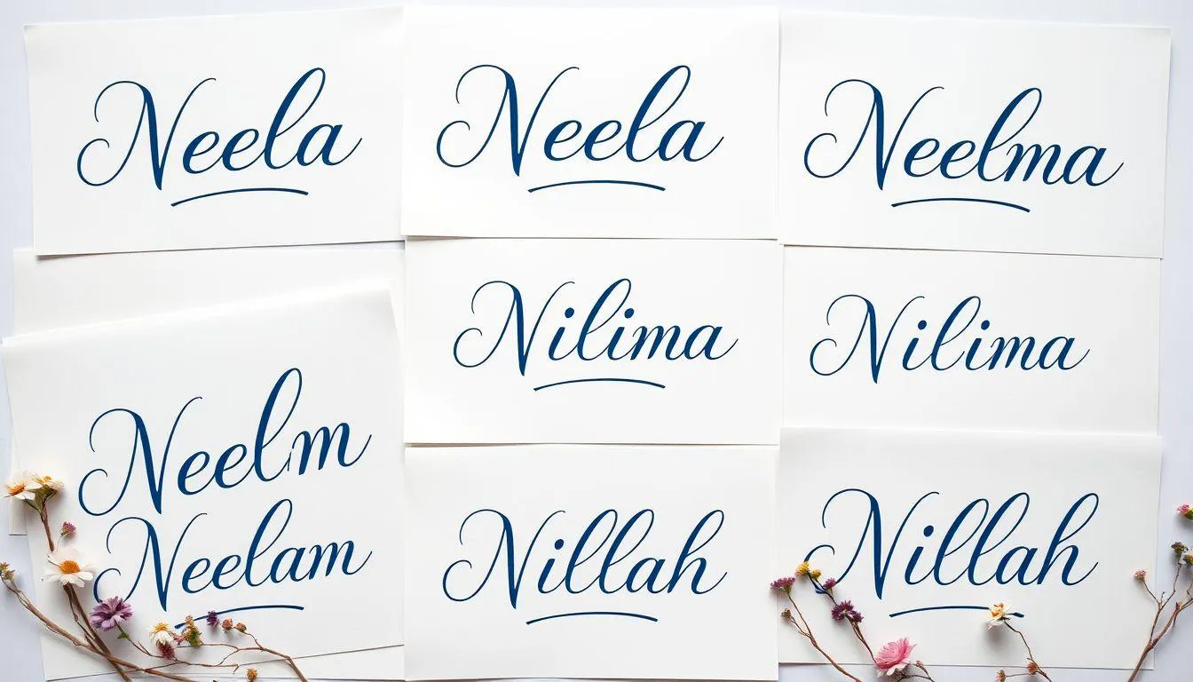 Variasi dan Kombinasi Nama Nila (c) Ilustrasi AI