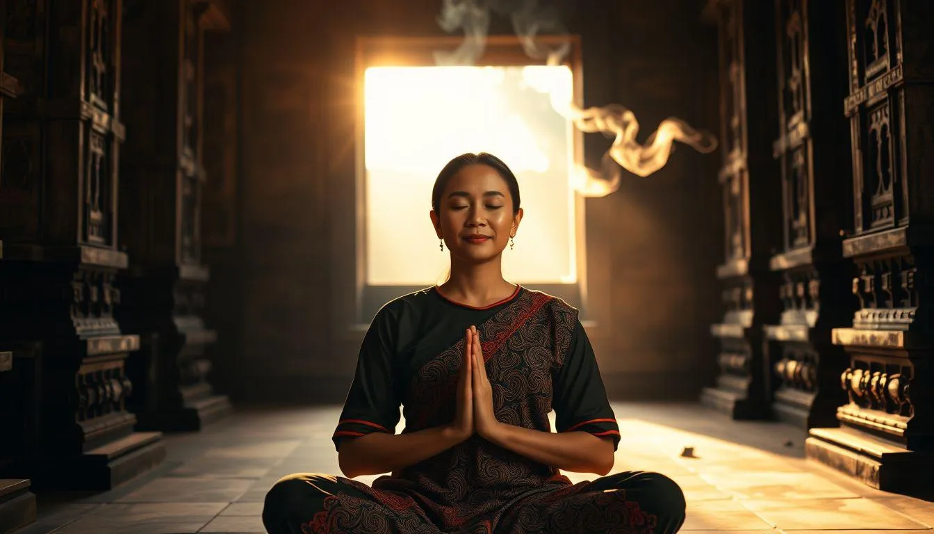 Makna Spiritual dan Filosofis Ningrum (c) Ilustrasi AI