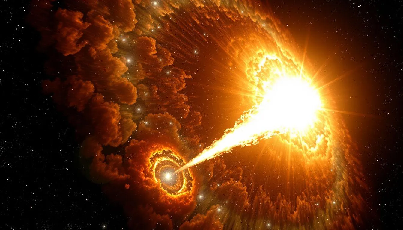 Nova dalam Dunia Astronomi (c) Ilustrasi AI