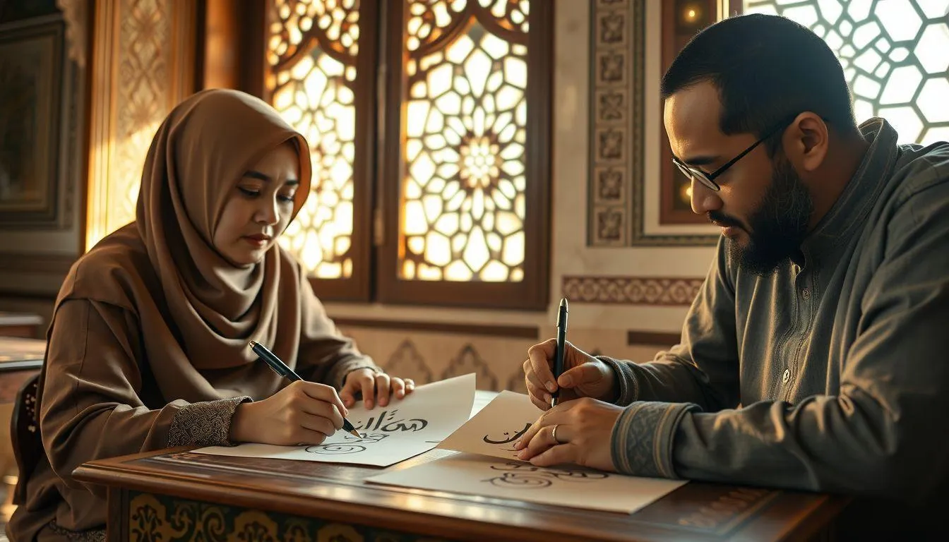 Kombinasi Nama Renjana dengan Nuansa Islami (c) Ilustrasi AI