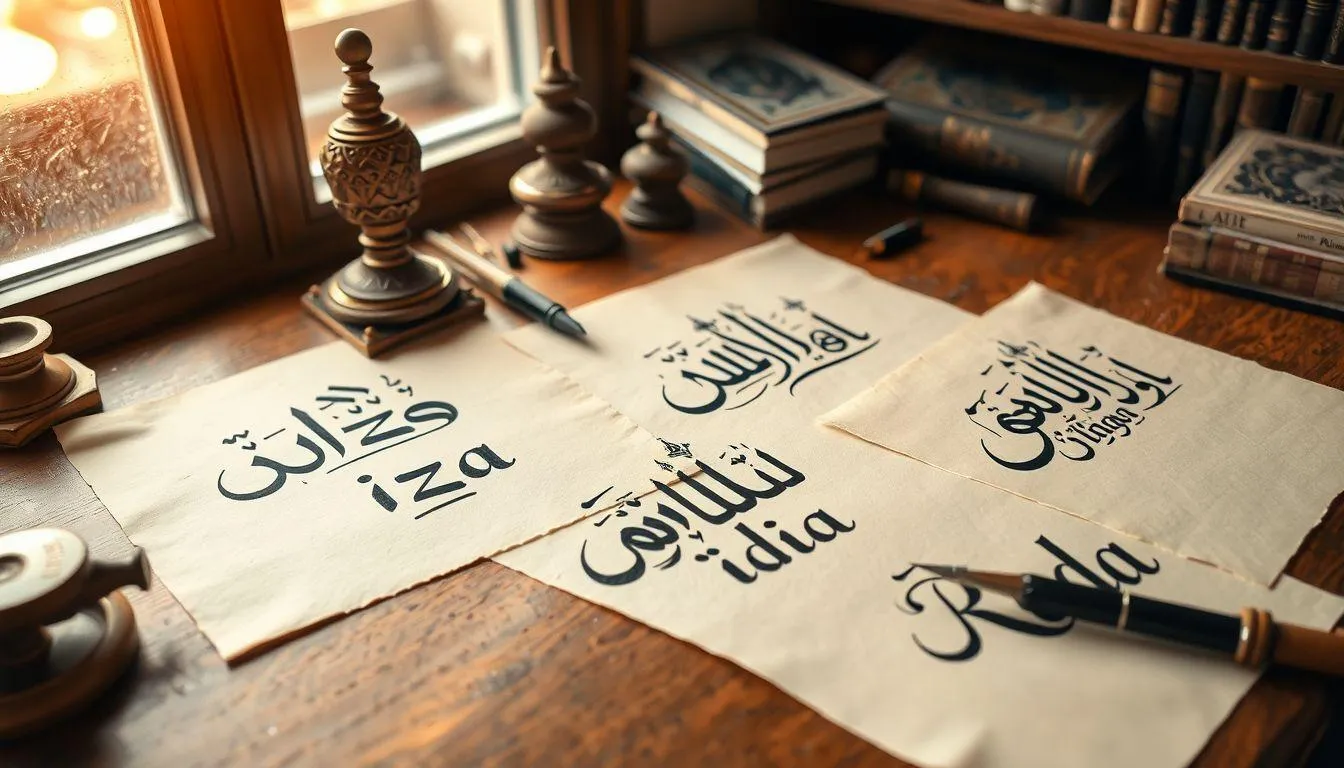 Variasi dan Kombinasi Nama Riza (c) Ilustrasi AI