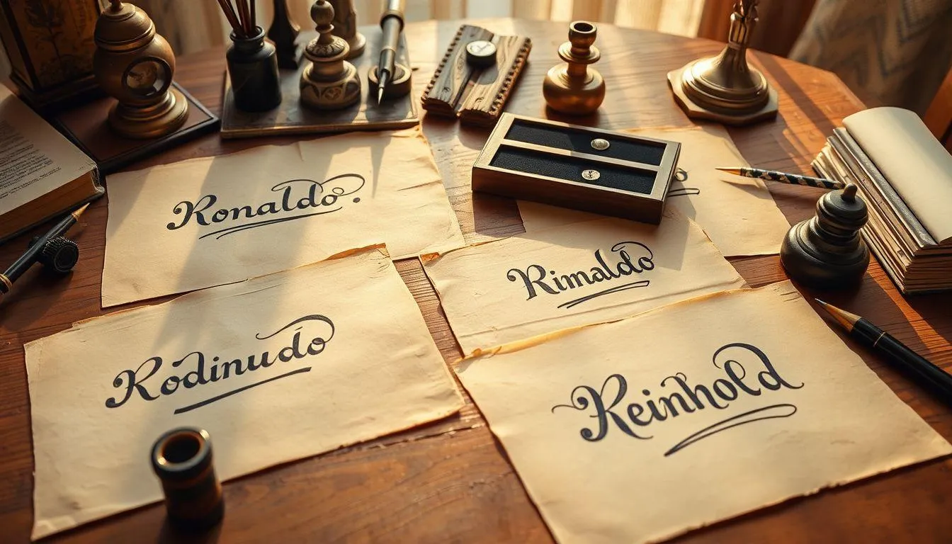 Variasi dan Kombinasi Nama Ronaldo (c) Ilustrasi AI