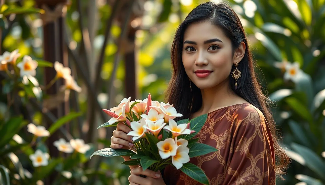 Rangkaian Nama Sekar yang Populer (c) Ilustrasi AI