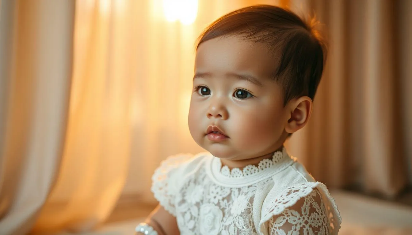 Inspirasi Rangkaian Nama Sena untuk Bayi Perempuan (c) Ilustrasi AI