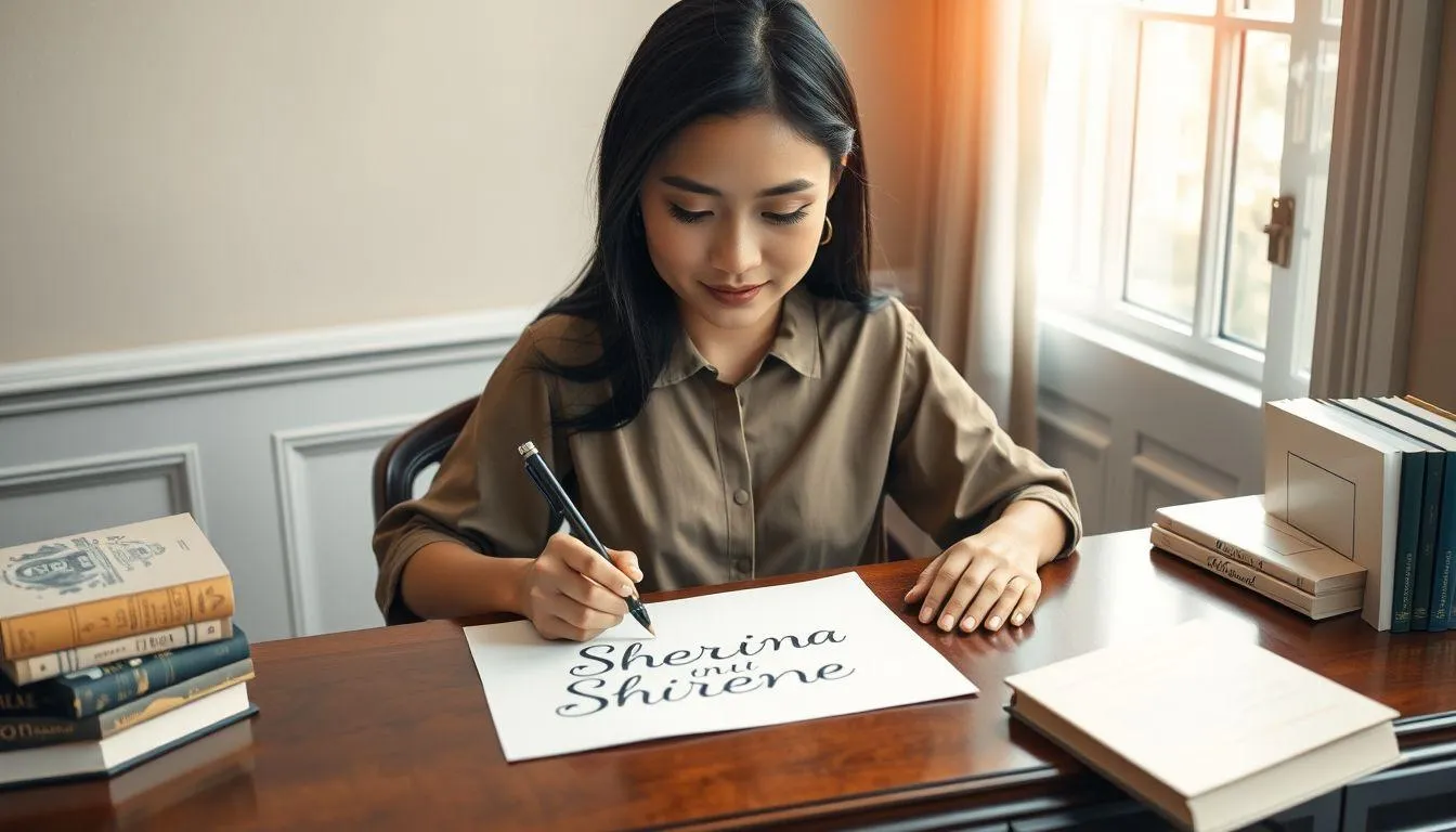 Variasi dan Bentuk Lain Nama Sherina (c) Ilustrasi AI