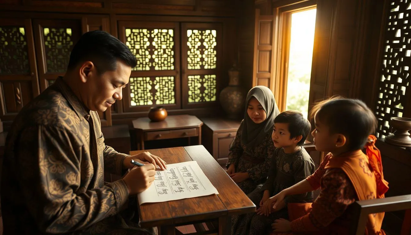 Variasi dan Kombinasi Nama Sila (c) Ilustrasi AI