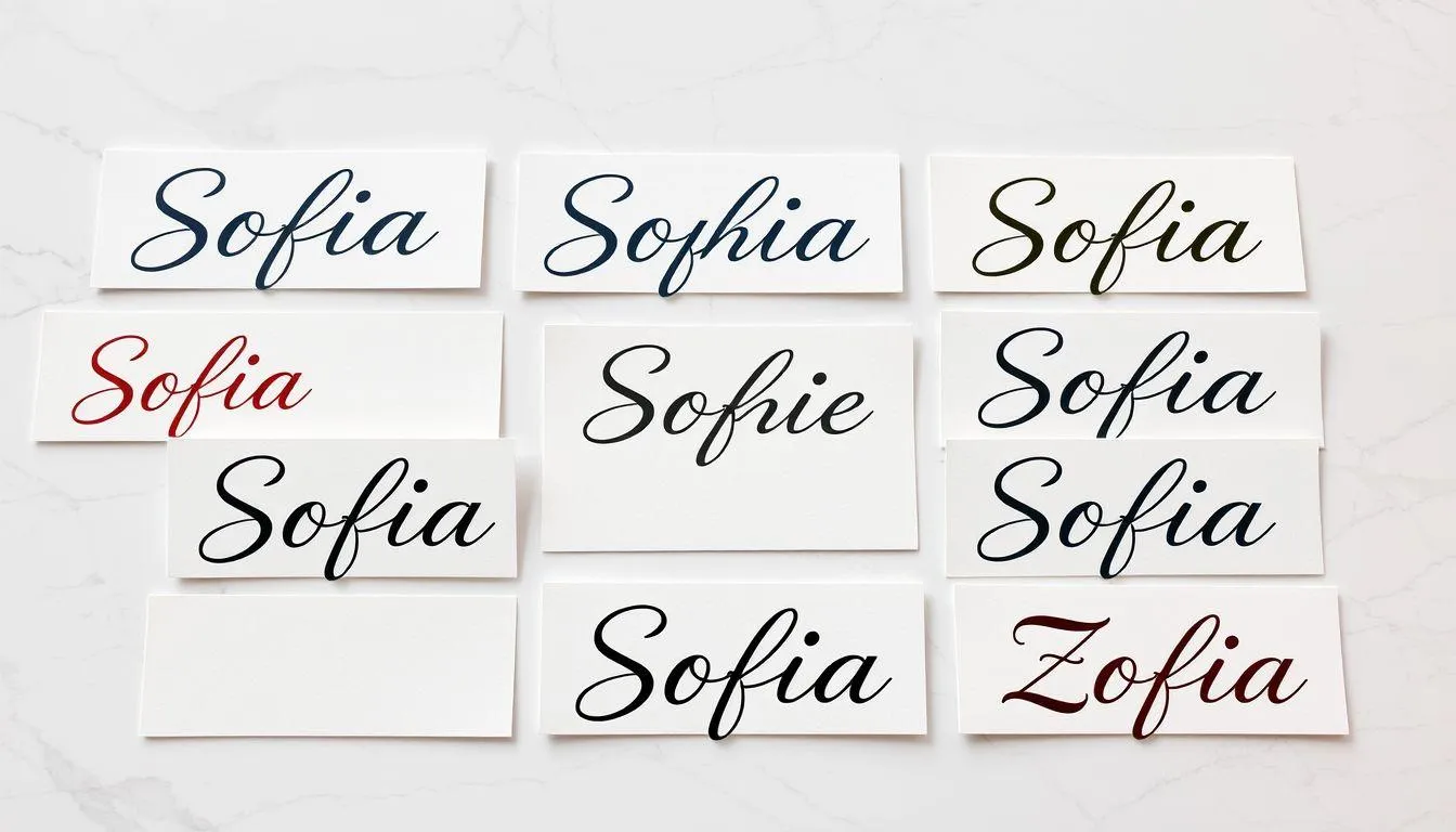 Variasi dan Kombinasi Nama Sofi (c) Ilustrasi AI