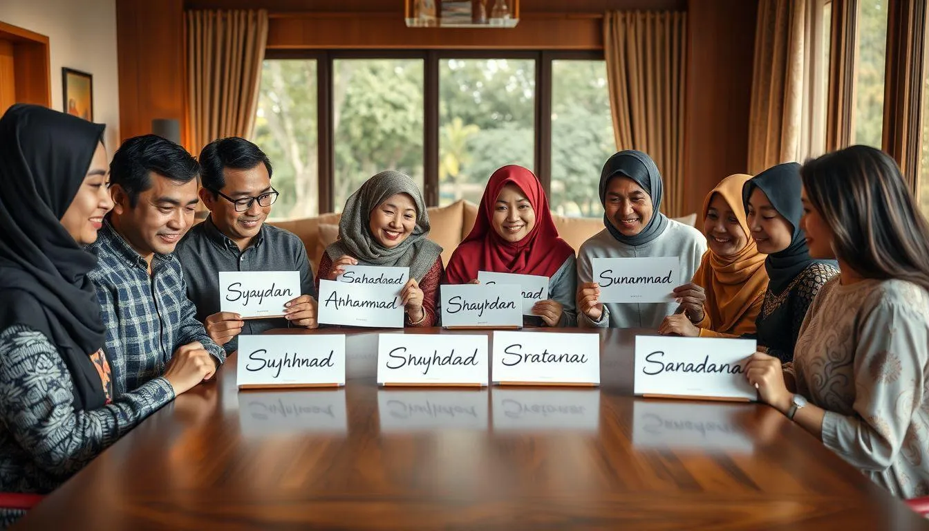 Variasi dan Kombinasi Nama Syahdan (c) Ilustrasi AI