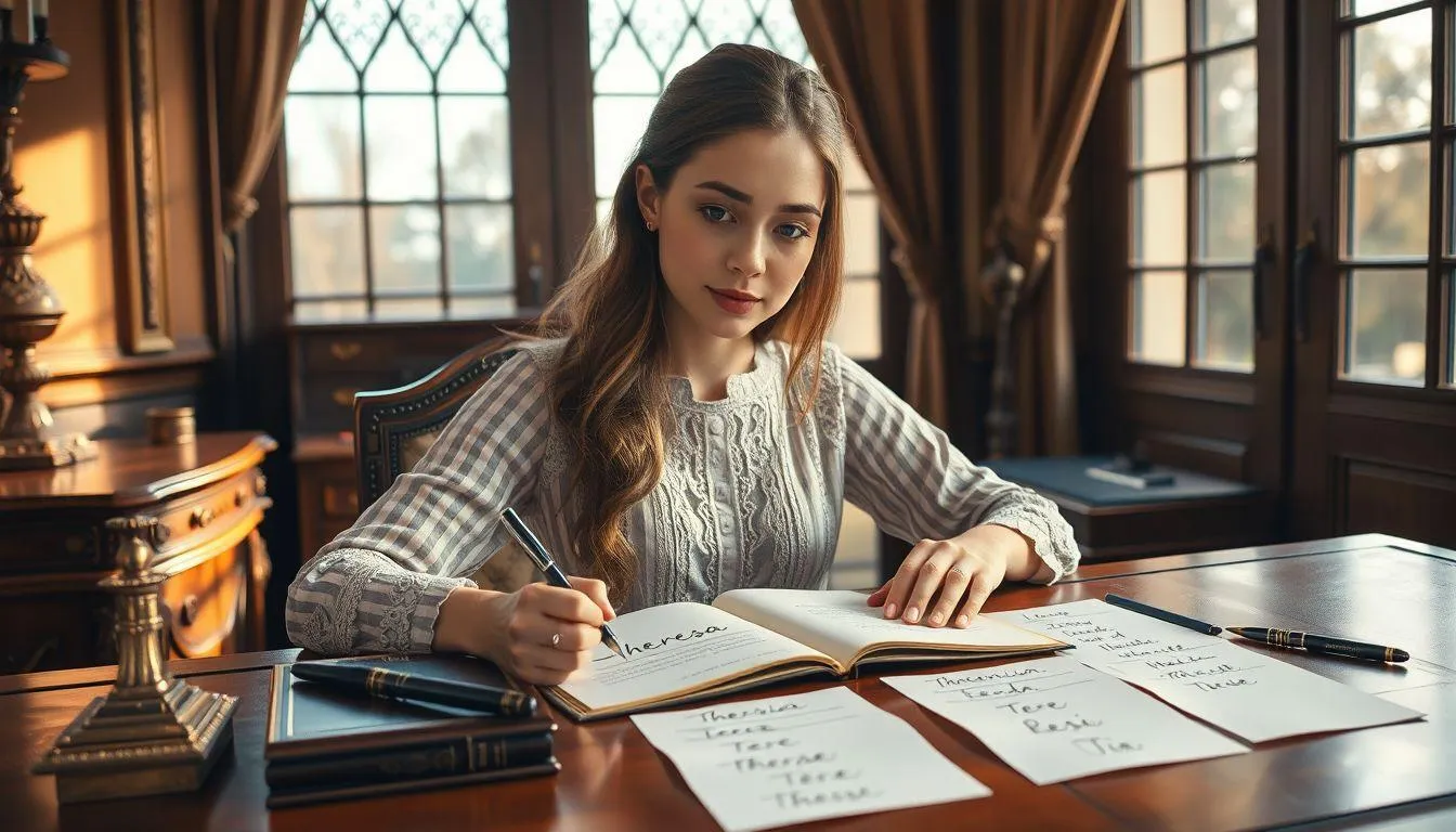 Variasi dan Kombinasi Nama Theresia (c) Ilustrasi AI