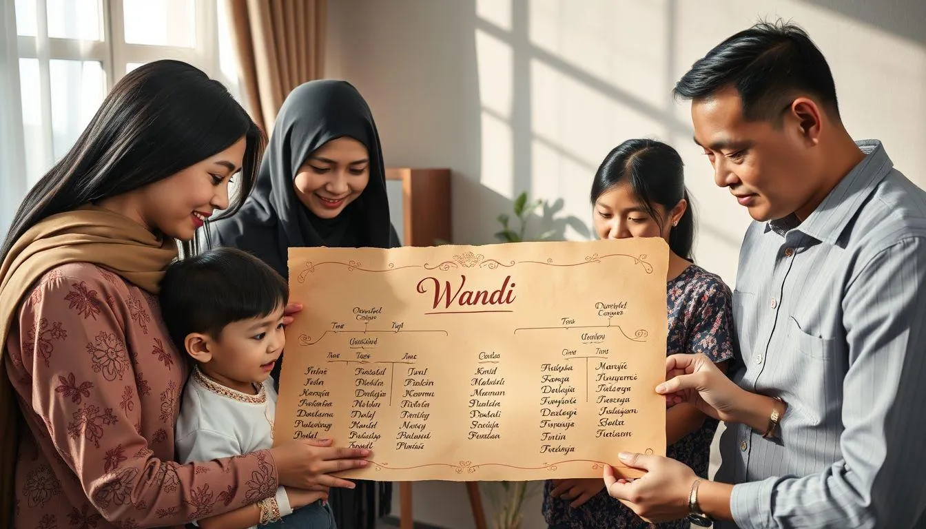 Kombinasi dan Variasi Nama Wandi (c) Ilustrasi AI