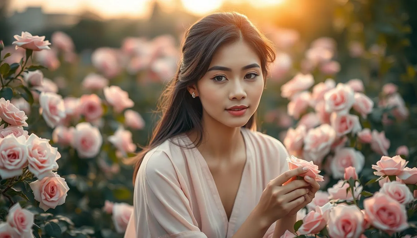 Karakteristik dan Kepribadian Nama Wardah (c) Ilustrasi AI