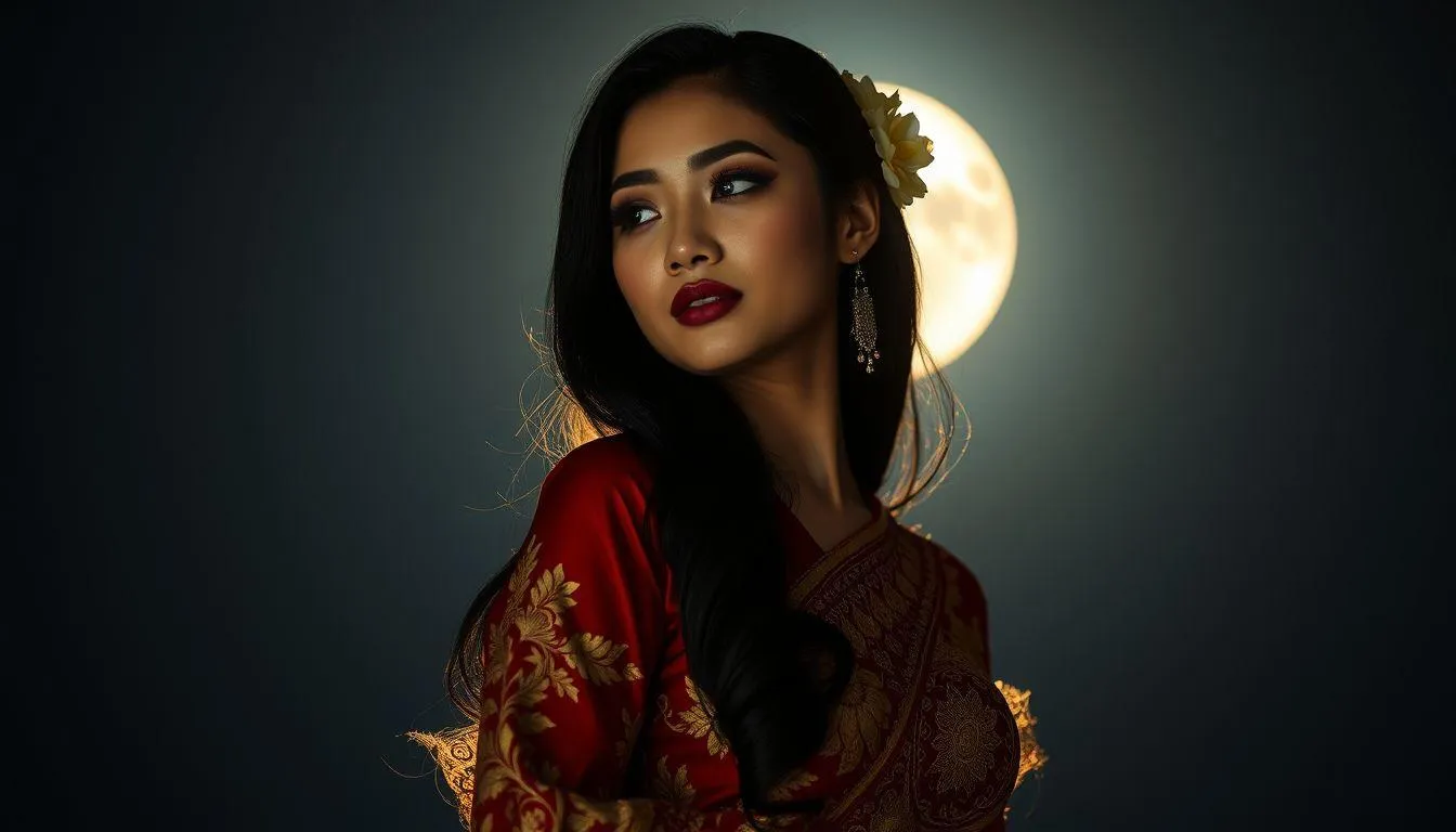 Rangkaian Nama Belakang dengan Wulan (c) Ilustrasi AI