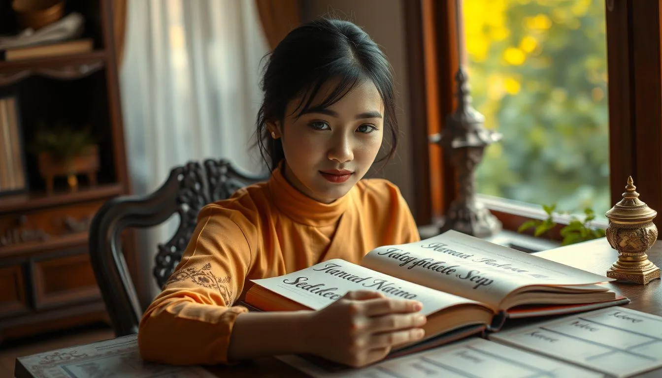 Rangkaian Nama Yanti yang Indah (c) Ilustrasi AI