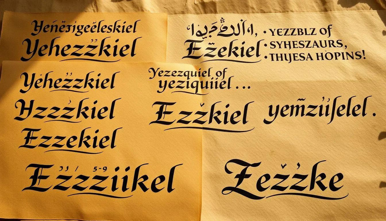 Variasi dan Bentuk Lain Nama Yehezkiel (c) Ilustrasi AI