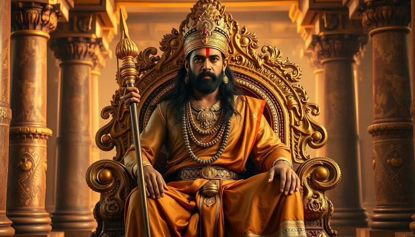 Yudhistira dalam Tradisi Mahabharata (c) Ilustrasi AI