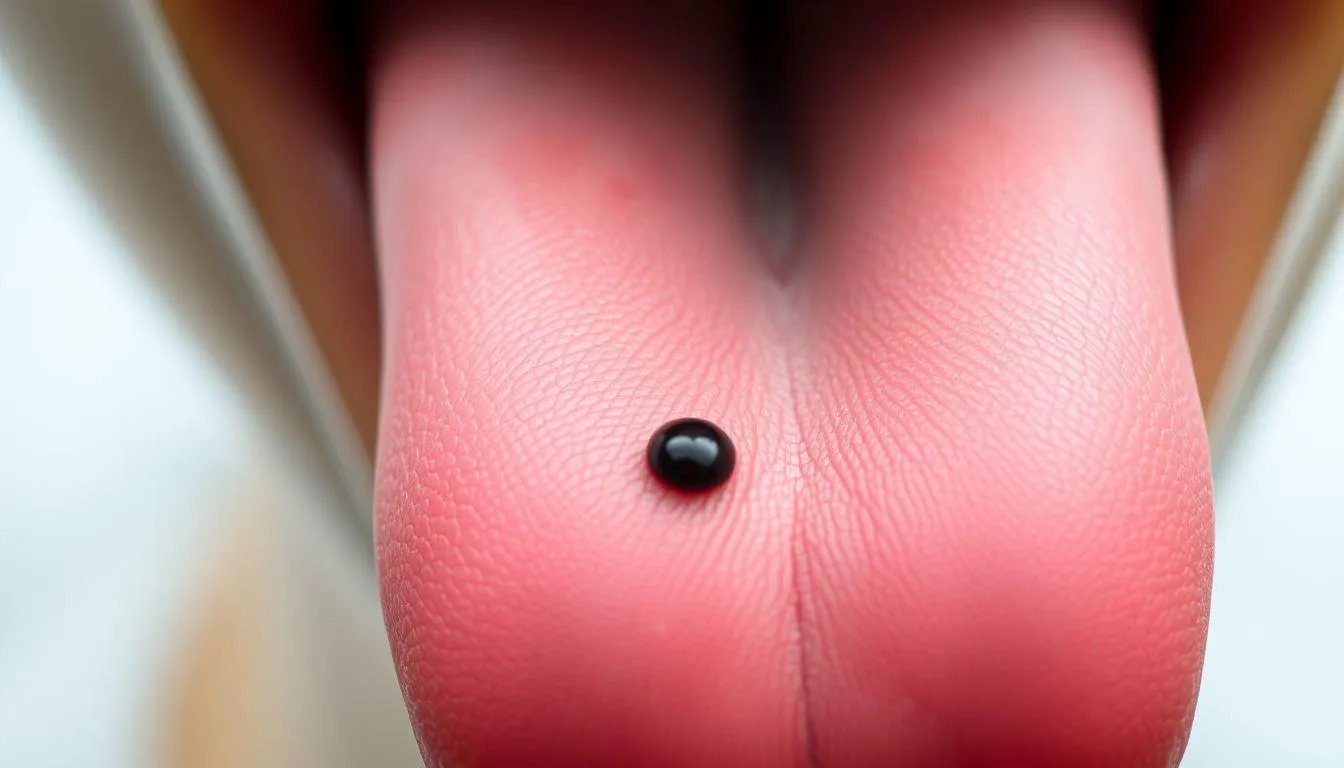 Pengertian dan Karakteristik Tahi Lalat di Ujung Lidah (c) Ilustrasi AI