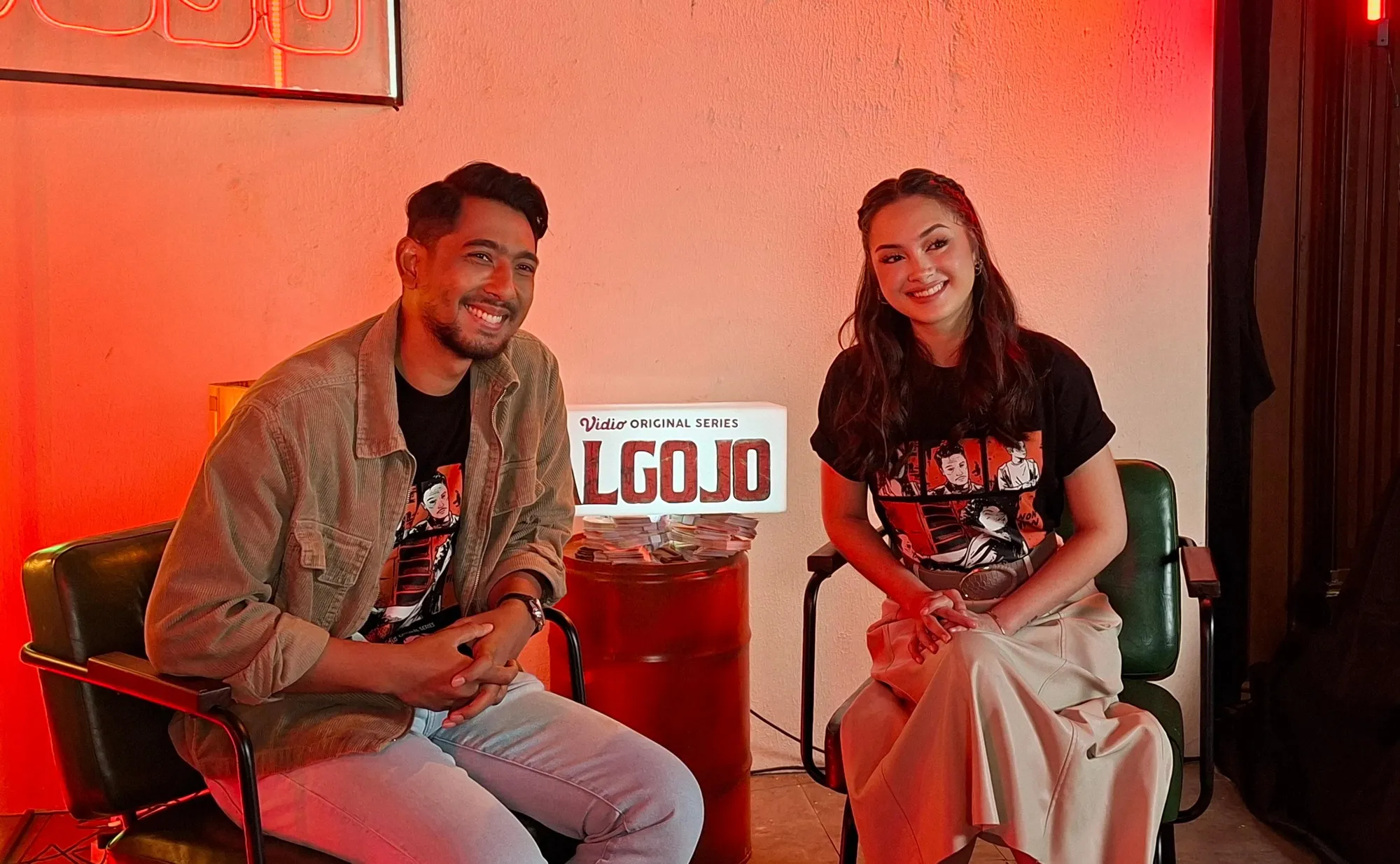 Arya Saloka Duduk di Sebelah Caitlin Haldeman © KapanLagi.com/Fikri Alfi Rosyadi