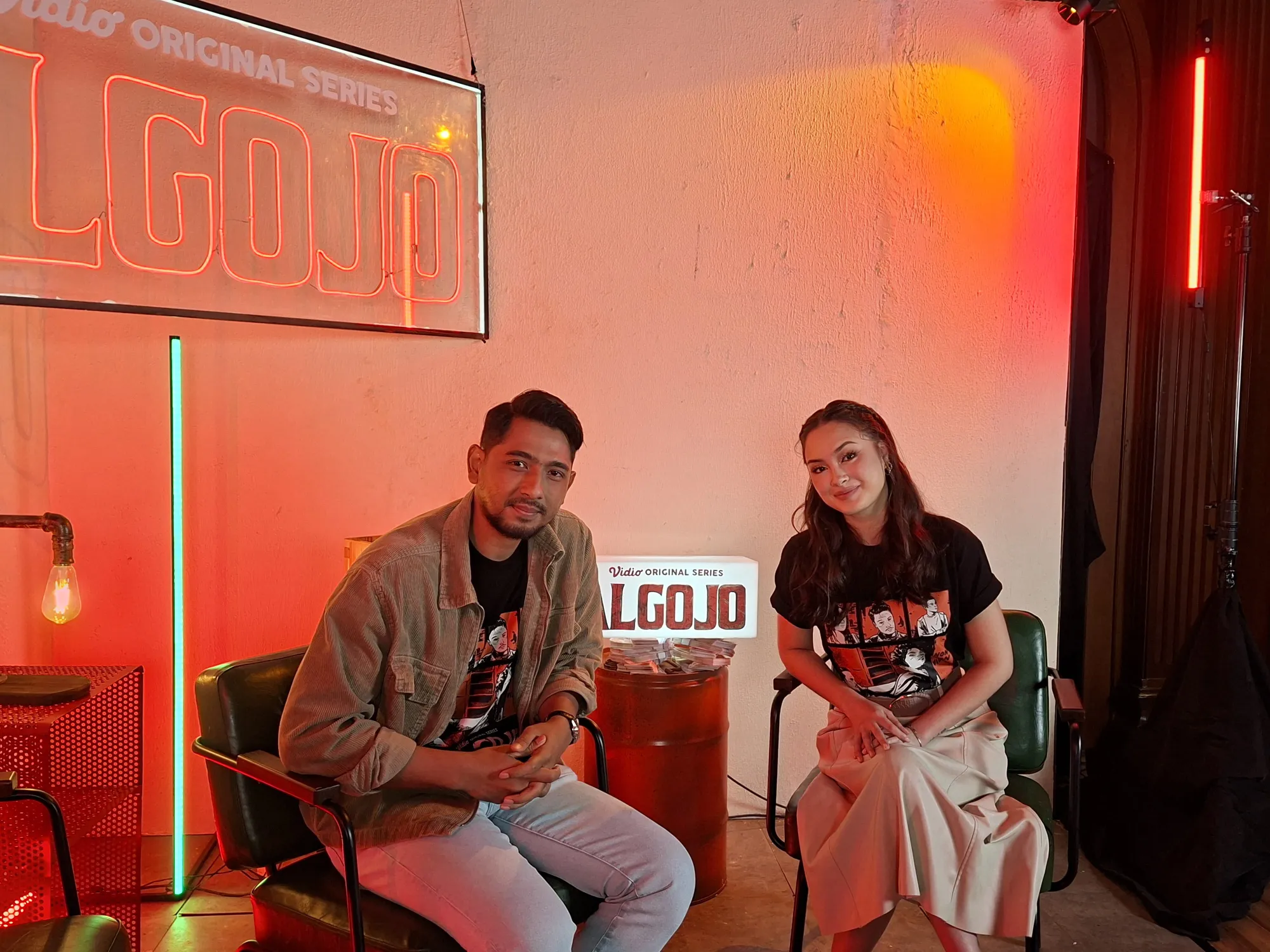 Caitlin Halderman Lawan Main Arya Saloka © KapanLagi.com/Fikri Alfi Rosyadi