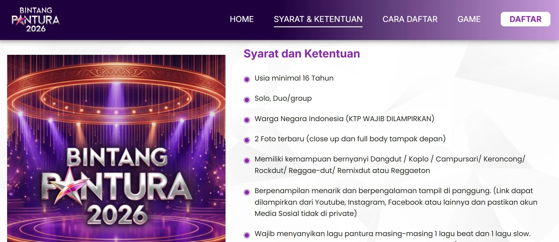 Bintang Pantura 2026/KapanLagi.com