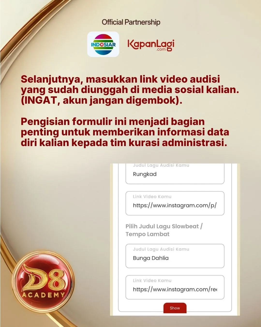 Jangan kunci akun sosial media kamu (credit: KapanLagicom/Indosiar)