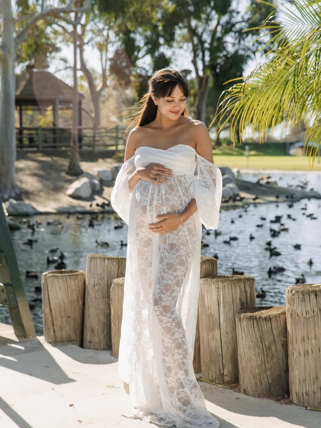 Maternity shoot Aurelie Moeremans © instagram.com/aurelie