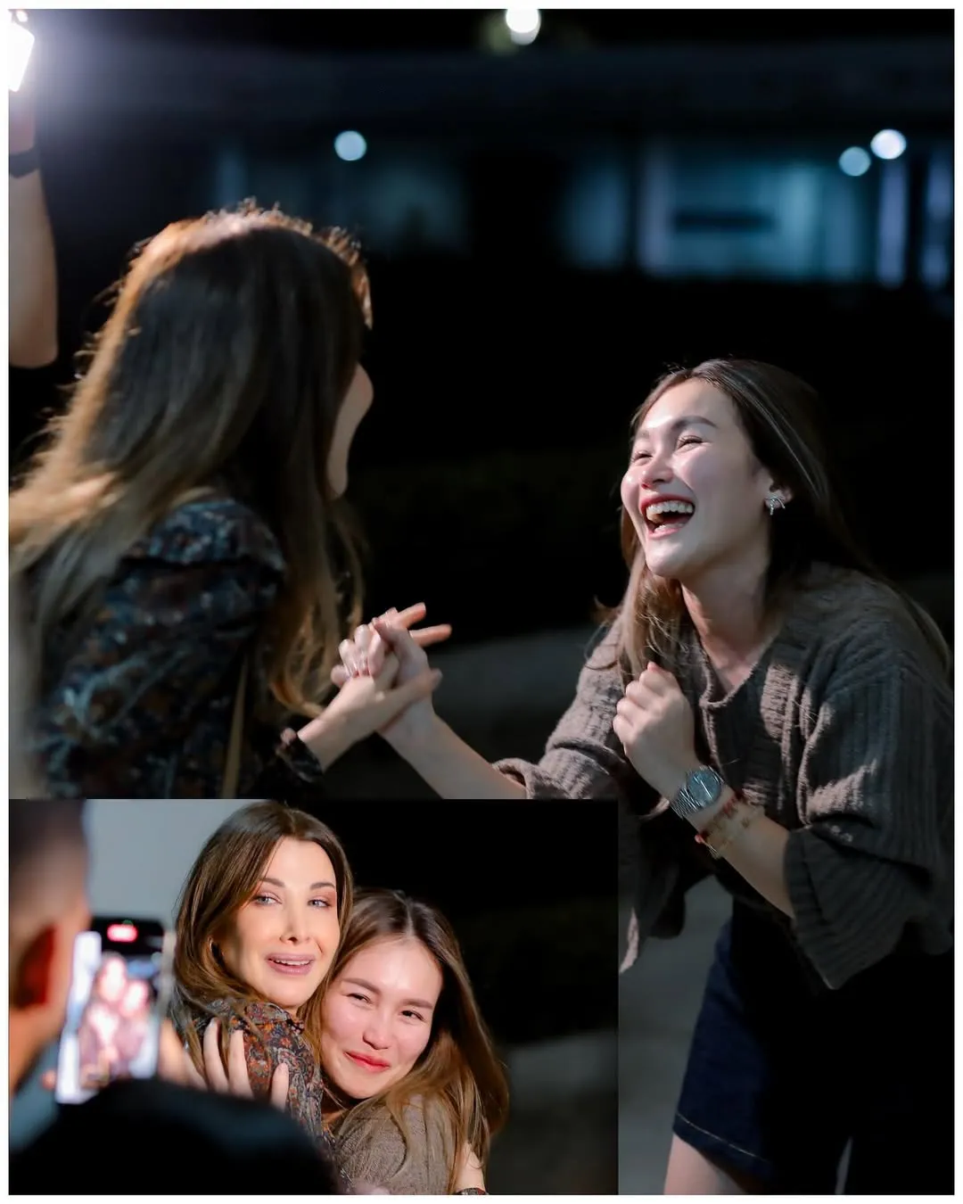 Ayu Ting Ting Pegang Tangan Nancy Ajram © instagram.com/ayutingting92