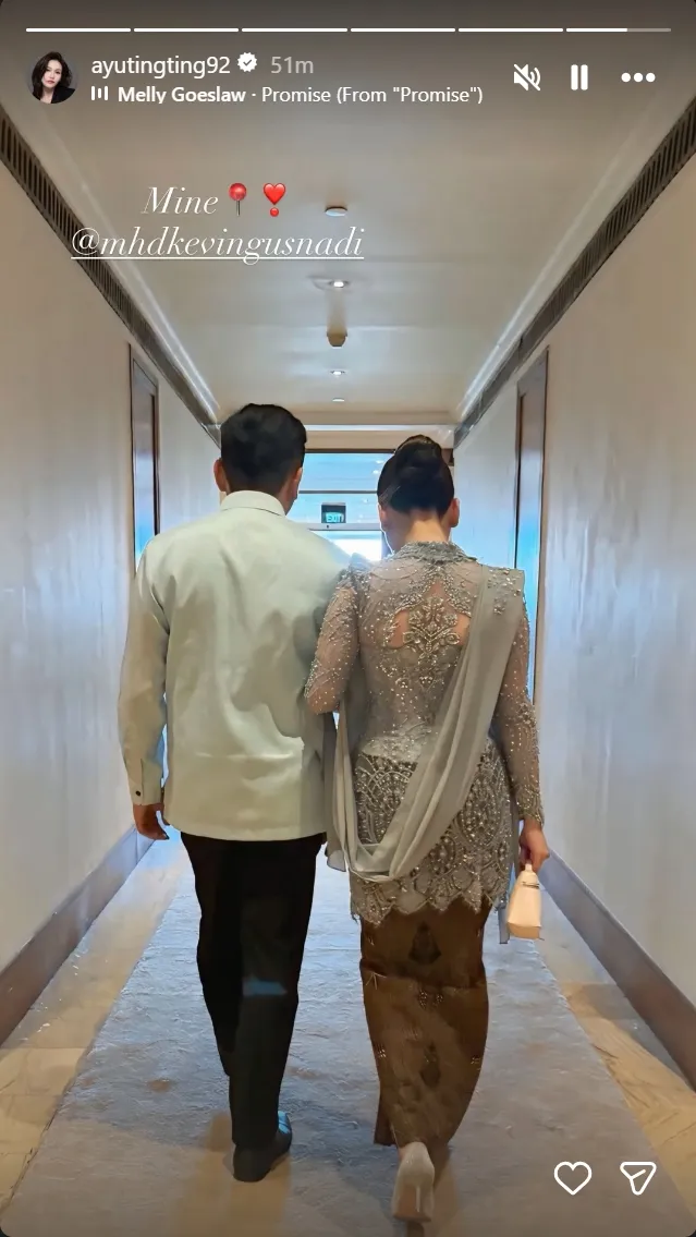 Ayu Ting Ting dan Kevin Gusnadi © instagram.com/ayutingting92