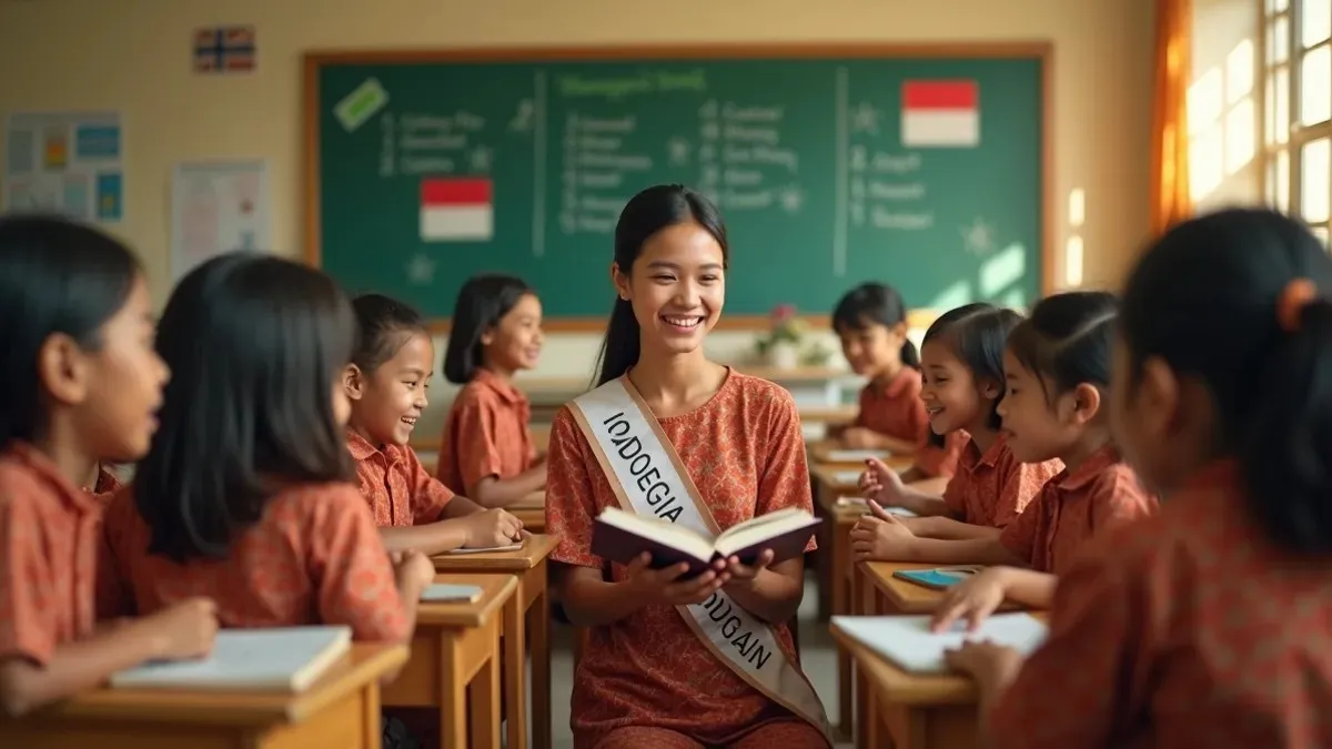 Kesan Diaspora Indonesia yang Menginspirasi (c) Ilustrasi AI