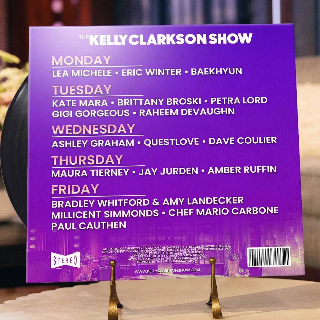 jadwal show/x @kellyclarksontv