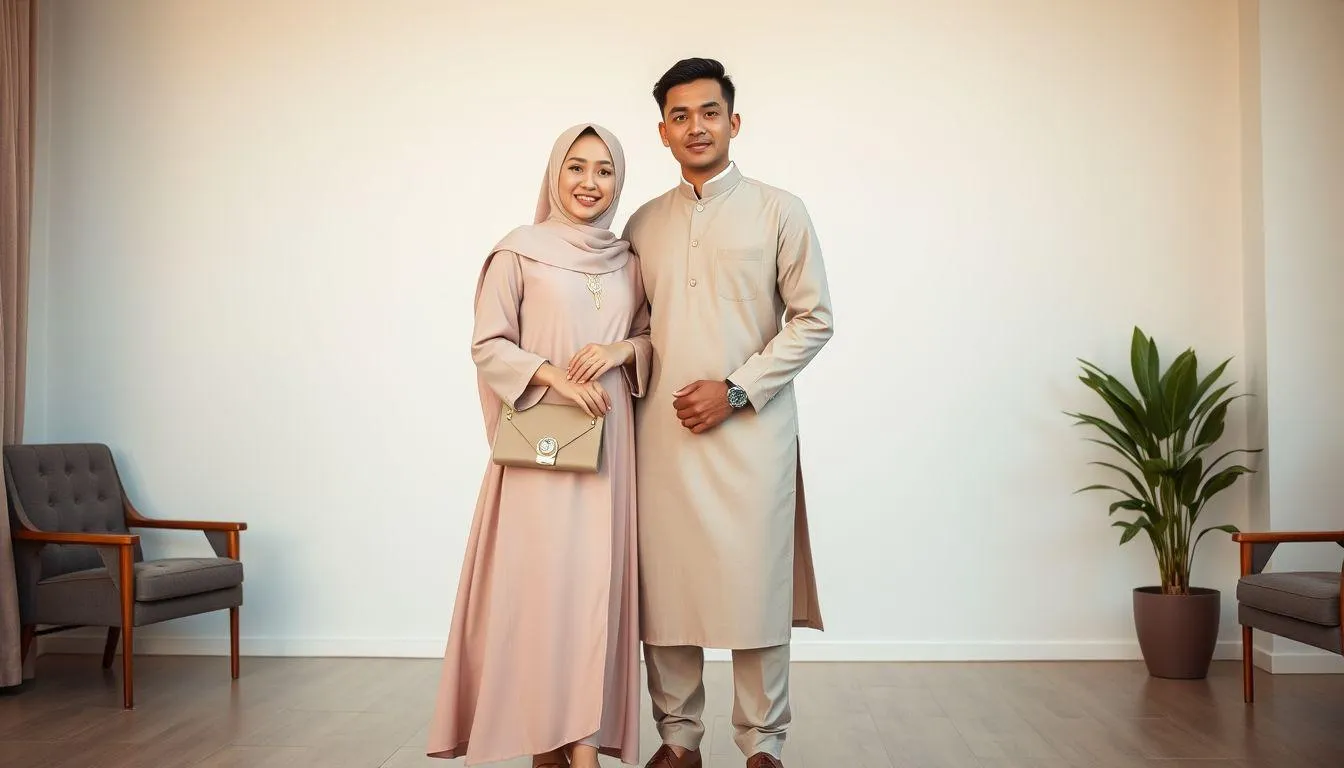 6. Cara Melengkapi Baju Couple Lebaran dengan Aksesori Pelengkap (c) Ilustrasi AI