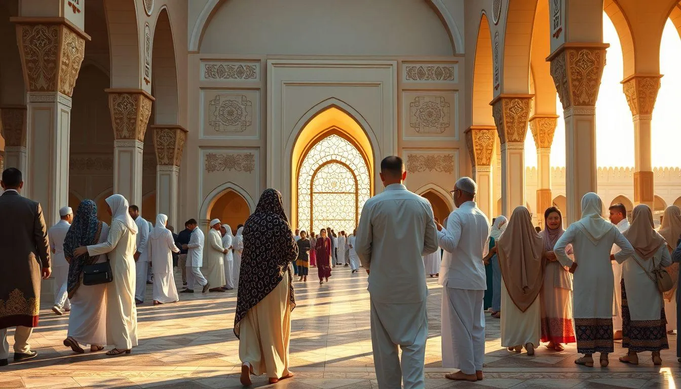 Balasan Ucapan Idul Fitri dalam Bahasa Arab (Islami) (c) Ilustrasi AI