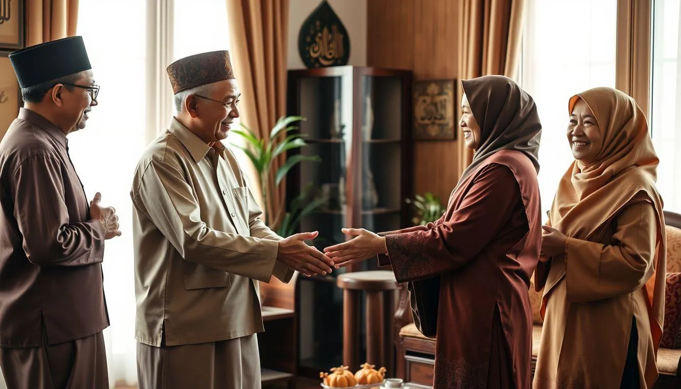 Etika dan Adab dalam Membalas Ucapan Idul Fitri (c) Ilustrasi AI