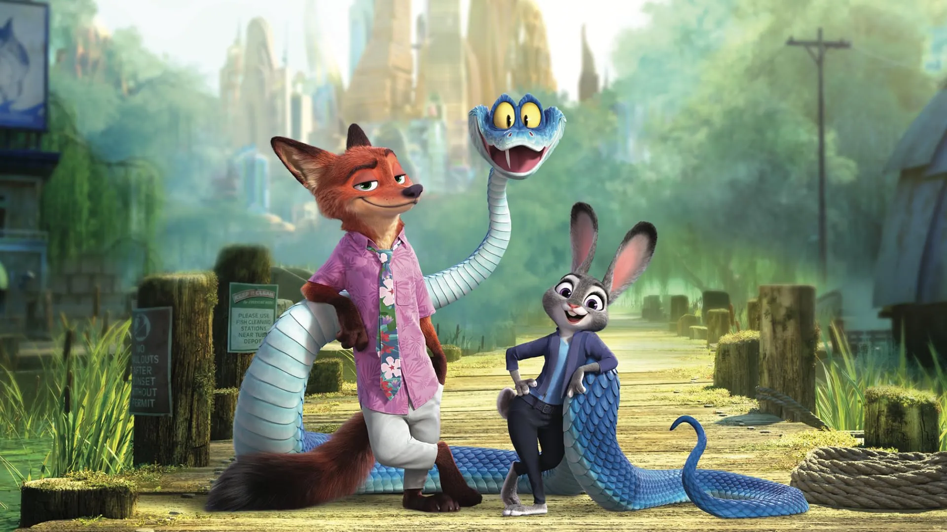 Perbandingan dengan Film ZOOTOPIA Pertama (credit: Walt Disney Animation Studios)