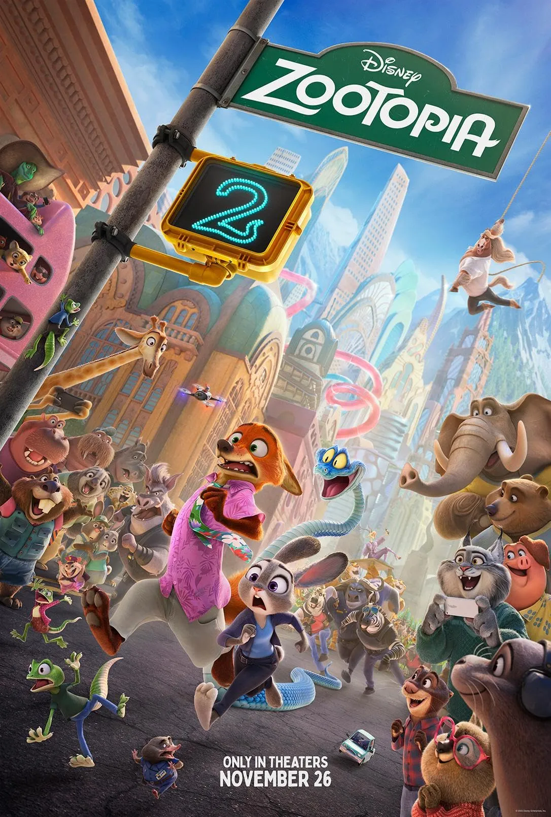 ZOOTOPIA 2 Masuk Daftar Top 5 Film Terlaris Dunia 2025 (credit: Walt Disney Animation Studios)