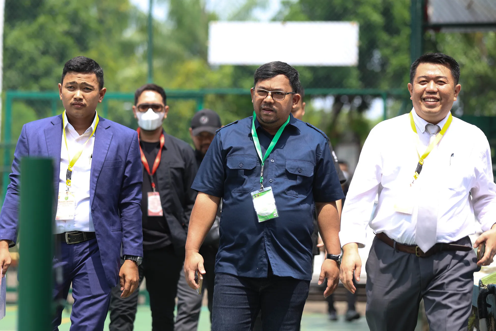 Bedu Saat ke Sidang Perceraiannya (cr:KapanLagi.com/Budy Santoso)