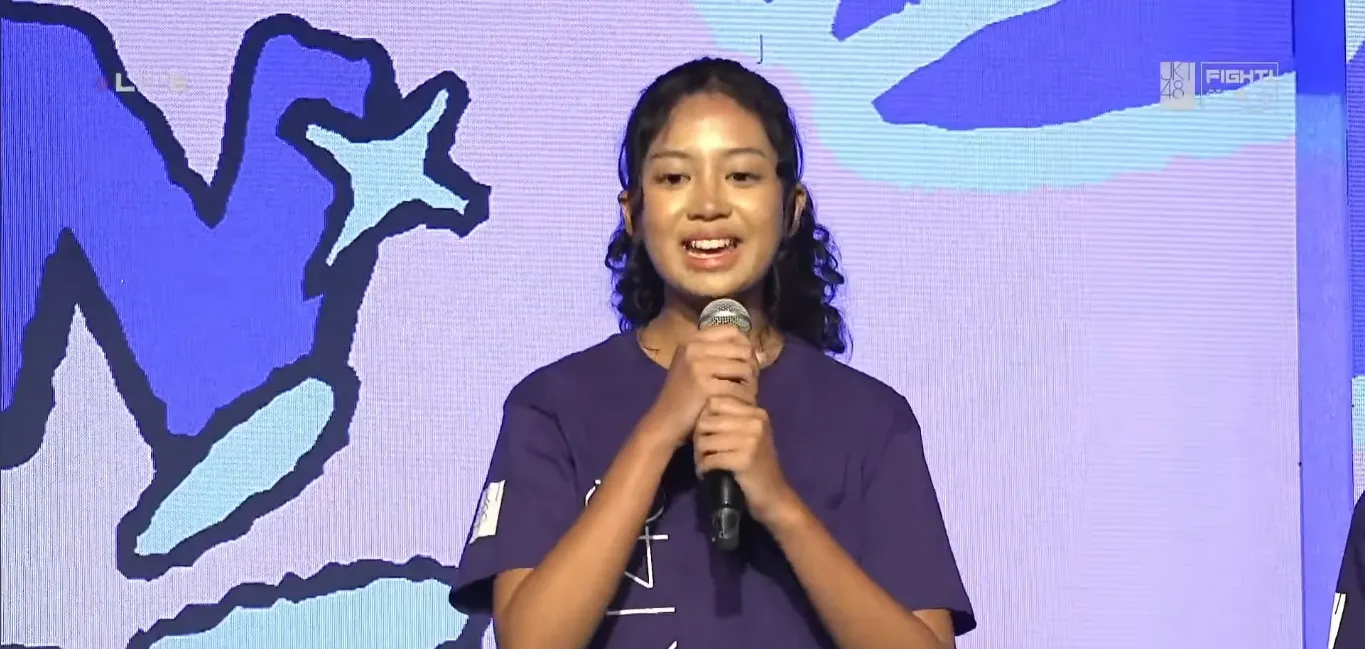 Maegen jadi trainee di gen 14 yang undurkan diri (credit: YouTube/Jeketi Layar Kaca)