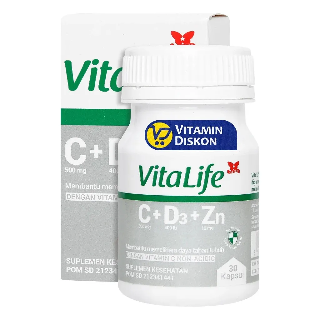 Biar imun tetap kuat meski jadwal kamu chaos. (Shopee/VitaminDiskon Official Shop)