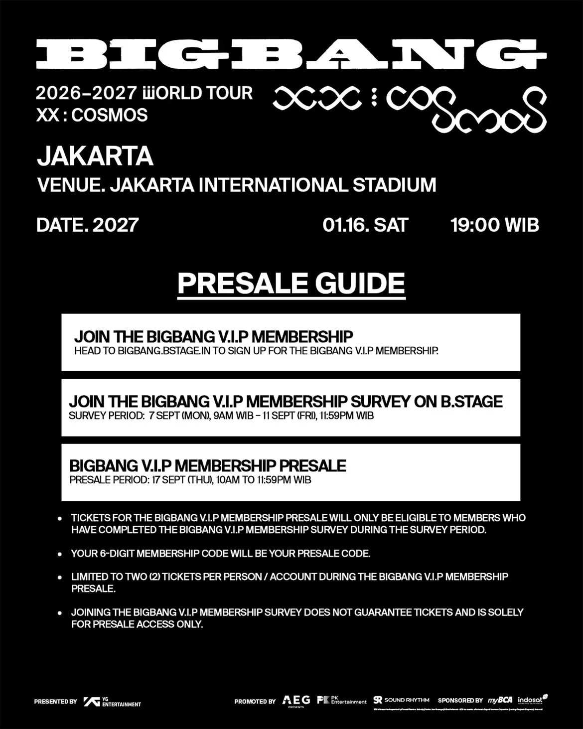 Presale Guide Konser BIGBANG di Jakarta (credit: instagram.com/pkentertainment.id)