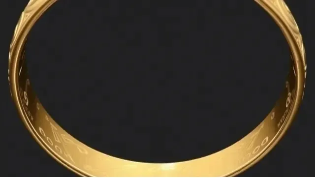 Desain terbaru gelang emas (gambar dibuat oleh AI)