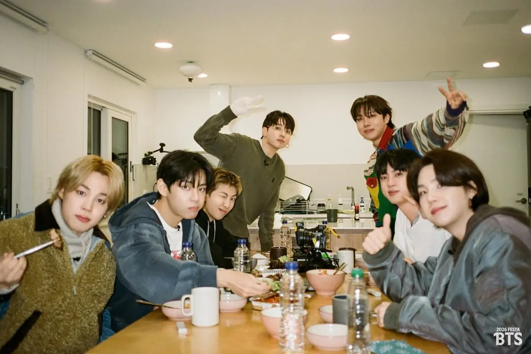 BTS habiskan waktu bersama (credit: Instagram.com/bts.bighitofficial/)