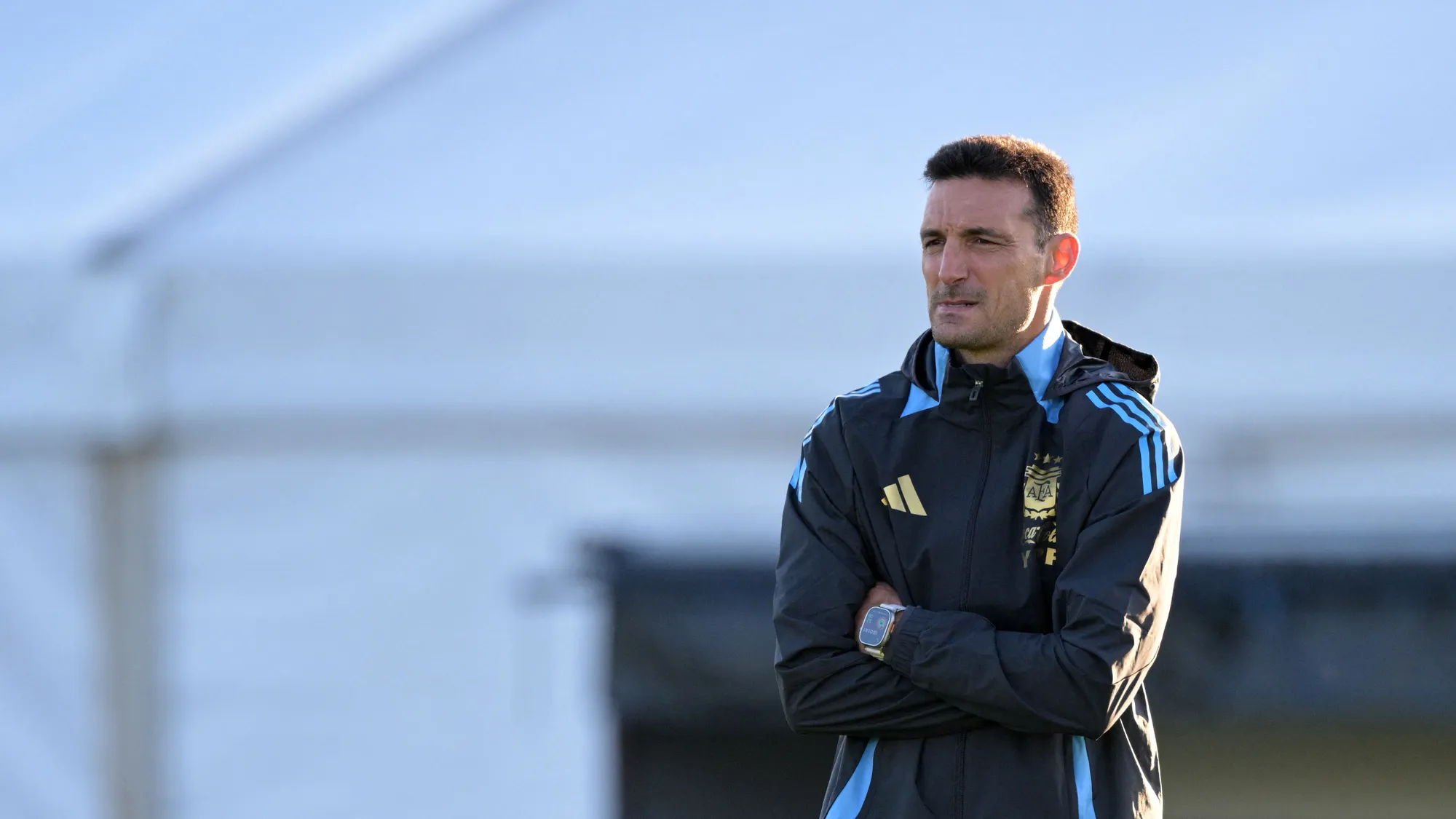 Lionel Scaloni. (AFP/Juan Mabromata)