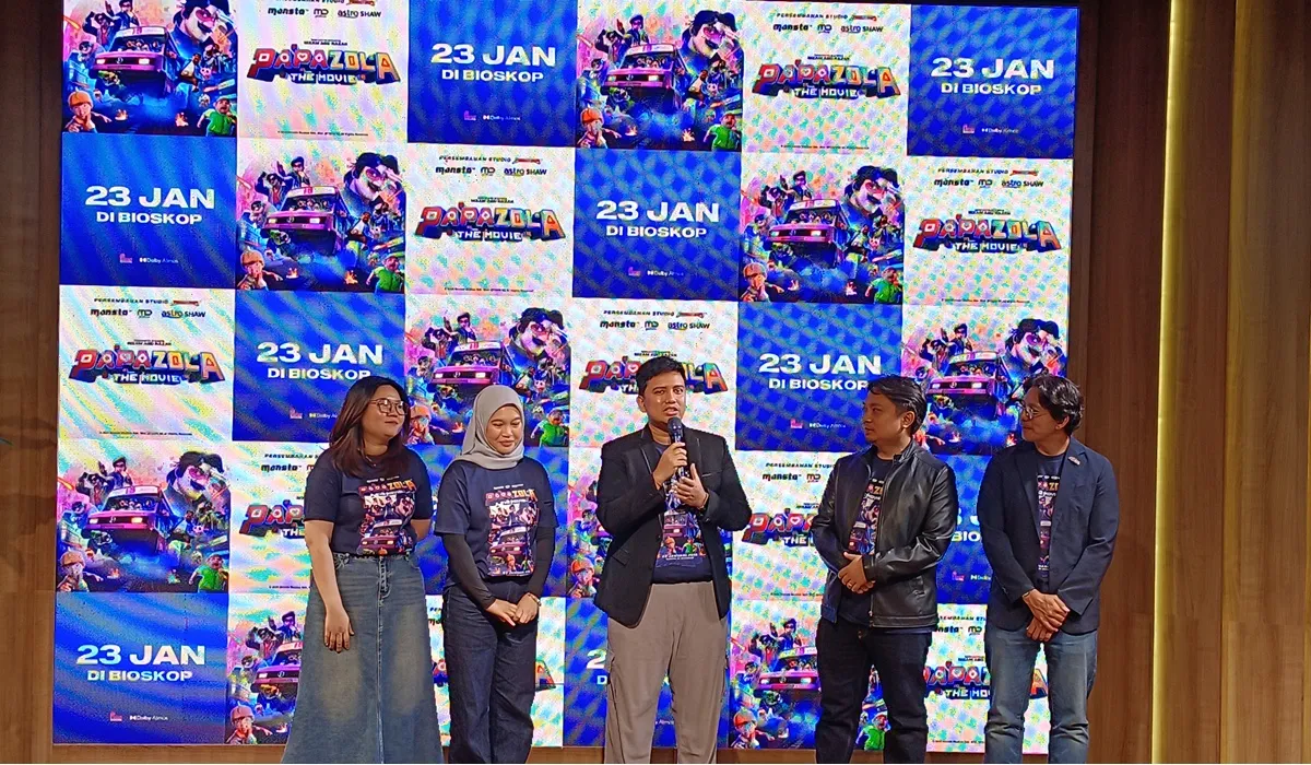 Cast film animasi Papa Zola The Movie (credit: KapanLagi.com/Sahal Fadhli )