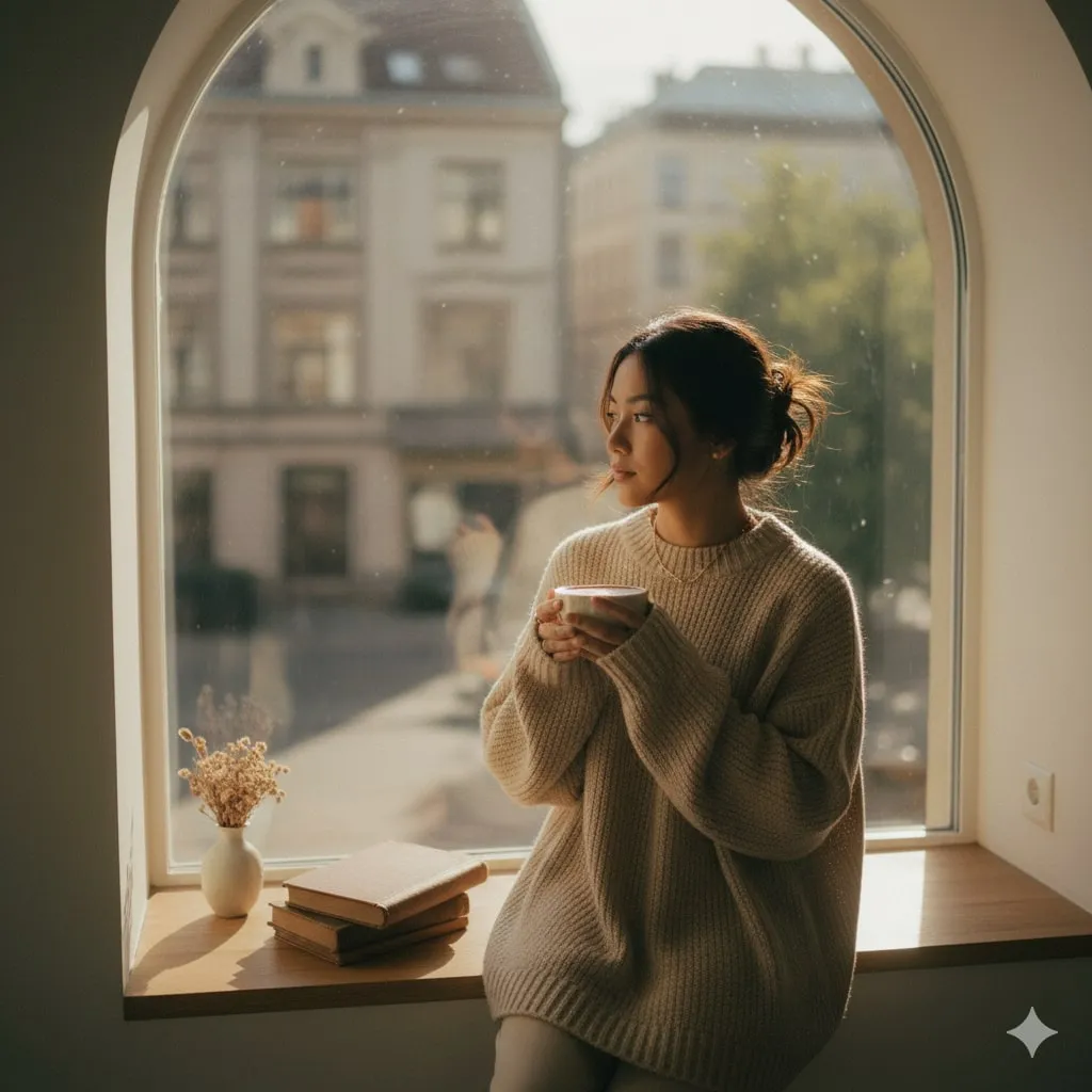 Caption Aesthetic Girl Bahasa Inggris dan Artinya (c) Ilustrasi AI